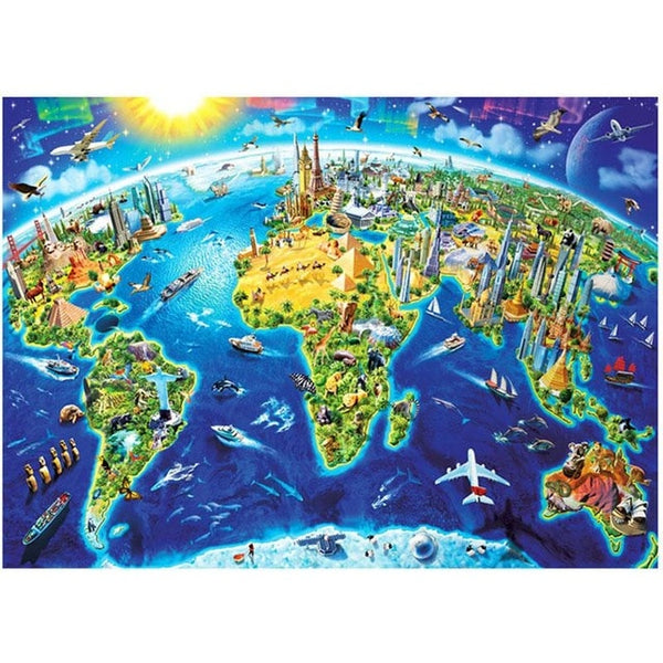 RCtown 1000 Pieces Jigsaw Puzzles Educational Toys Scenery Space Stars Educational Puzzle Toy for Kids/Adults birthday Gift
