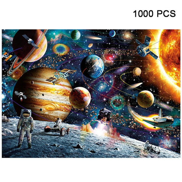 RCtown 1000 Pieces Jigsaw Puzzles Educational Toys Scenery Space Stars Educational Puzzle Toy for Kids/Adults birthday Gift