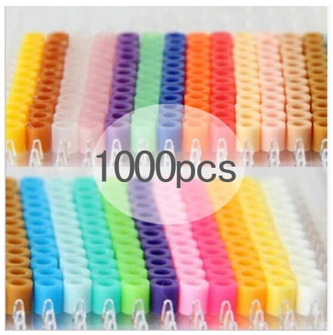 1000 pcs/Bag 5mm Hama toy Beads/ PUPUKOU Beads KID FUN.Diy Intelligence Educational perler Toys Puzzles