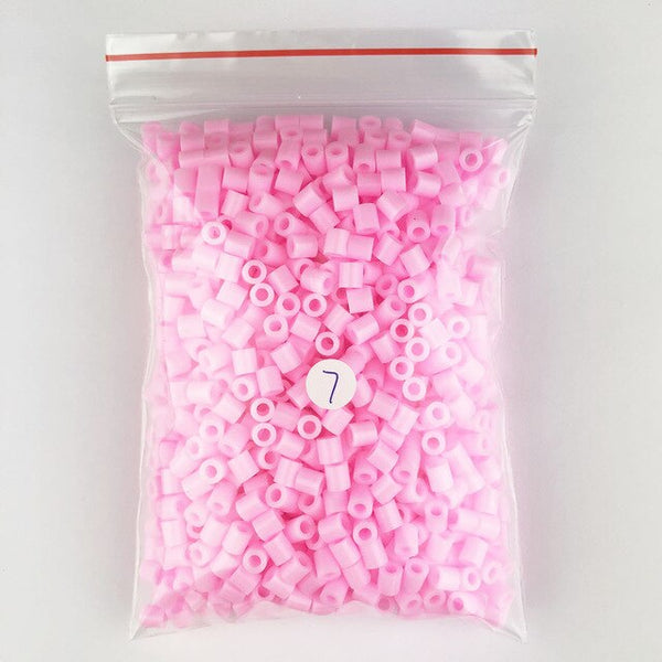 1000 pcs/Bag 5mm Hama toy Beads/ PUPUKOU Beads KID FUN.Diy Intelligence Educational perler Toys Puzzles