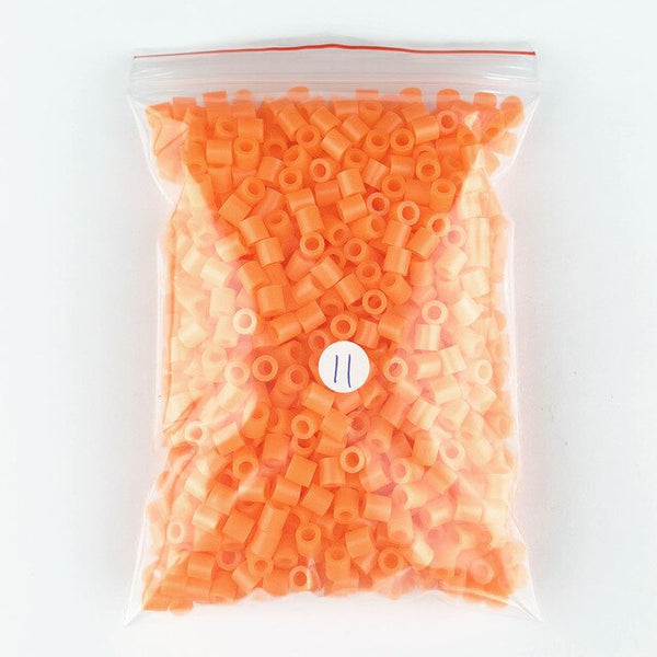 1000 pcs/Bag 5mm Hama toy Beads/ PUPUKOU Beads KID FUN.Diy Intelligence Educational perler Toys Puzzles