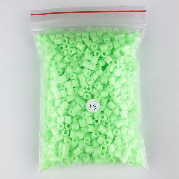 1000 pcs/Bag 5mm Hama toy Beads/ PUPUKOU Beads KID FUN.Diy Intelligence Educational perler Toys Puzzles