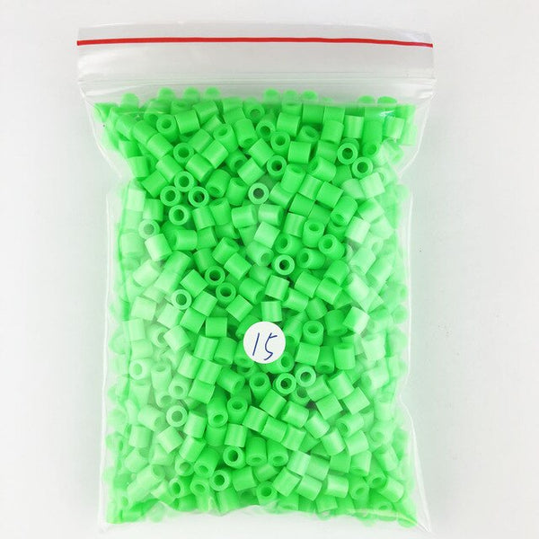 1000 pcs/Bag 5mm Hama toy Beads/ PUPUKOU Beads KID FUN.Diy Intelligence Educational perler Toys Puzzles