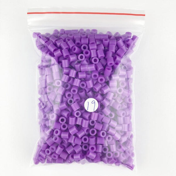 1000 pcs/Bag 5mm Hama toy Beads/ PUPUKOU Beads KID FUN.Diy Intelligence Educational perler Toys Puzzles