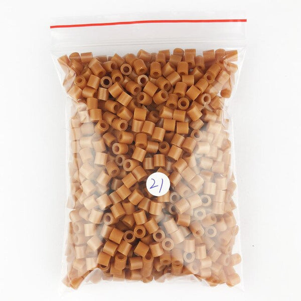 1000 pcs/Bag 5mm Hama toy Beads/ PUPUKOU Beads KID FUN.Diy Intelligence Educational perler Toys Puzzles