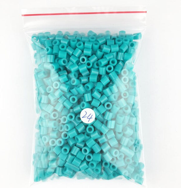 1000 pcs/Bag 5mm Hama toy Beads/ PUPUKOU Beads KID FUN.Diy Intelligence Educational perler Toys Puzzles