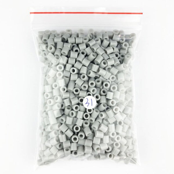 1000 pcs/Bag 5mm Hama toy Beads/ PUPUKOU Beads KID FUN.Diy Intelligence Educational perler Toys Puzzles