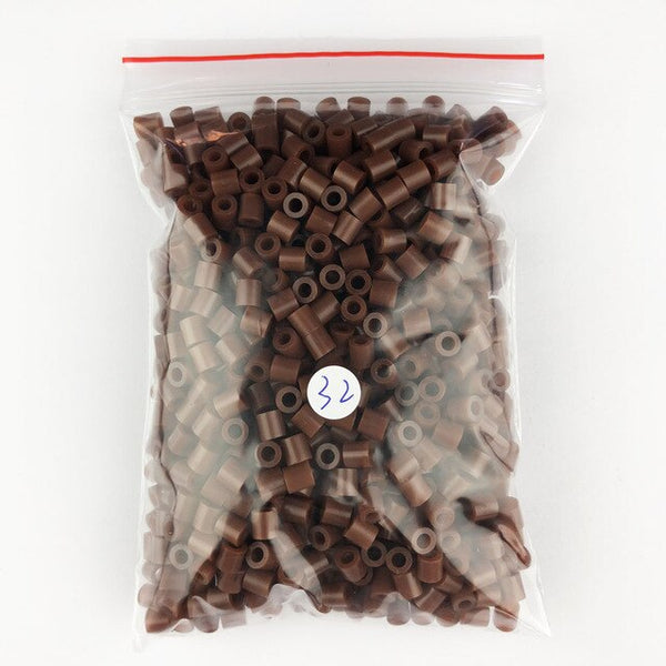 1000 pcs/Bag 5mm Hama toy Beads/ PUPUKOU Beads KID FUN.Diy Intelligence Educational perler Toys Puzzles