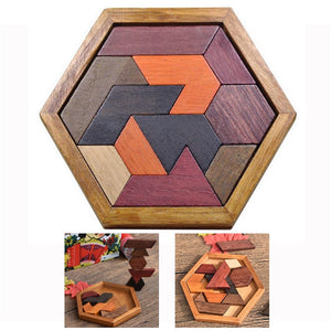 Wooden Puzzles Toys Jigsaw Board Geometric Shape Child Educational Toy Brain Teaser Non Toxic Wood Children Kids Gift Present
