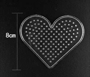 5mm Hama Beads Pegboard Toy DIY PUPUKOU Beads tool Educational Tangram Jigsaw Puzzle Template Kids Toy